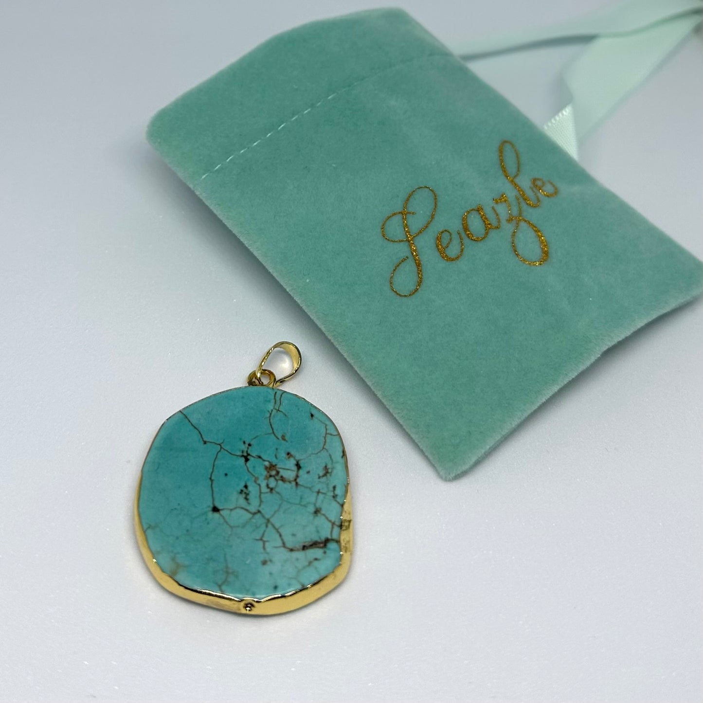 Turquoise Slab Necklace