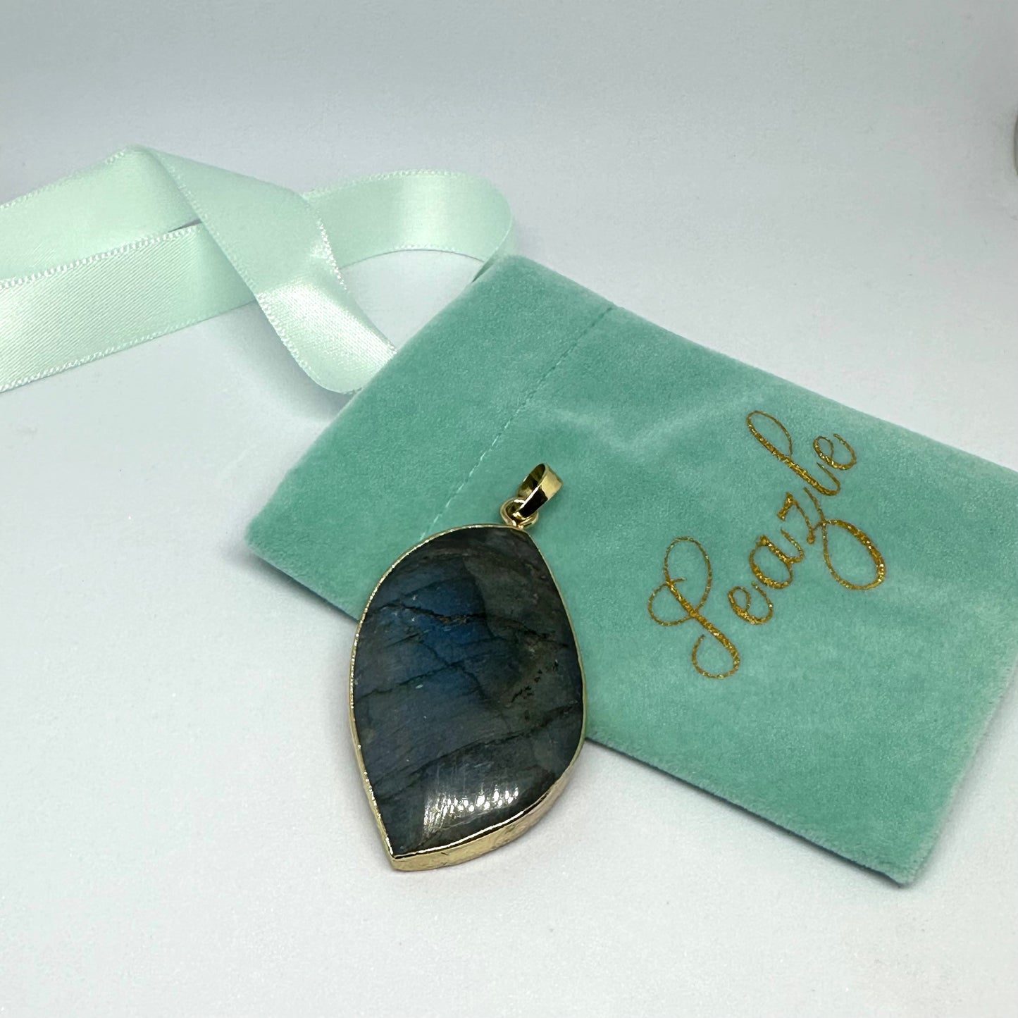 Labradorite Gold Necklace