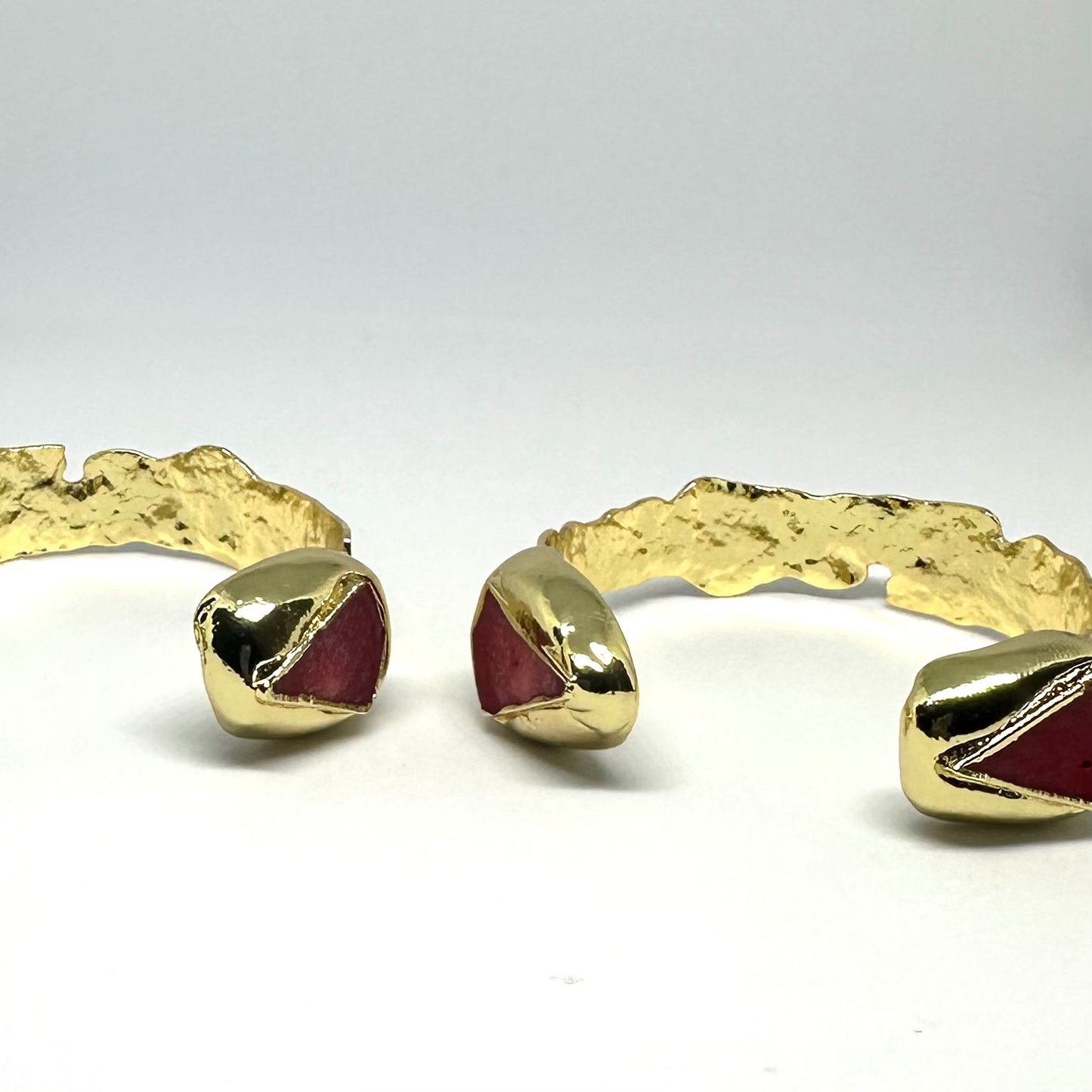 Red Coral Cuff Bangle