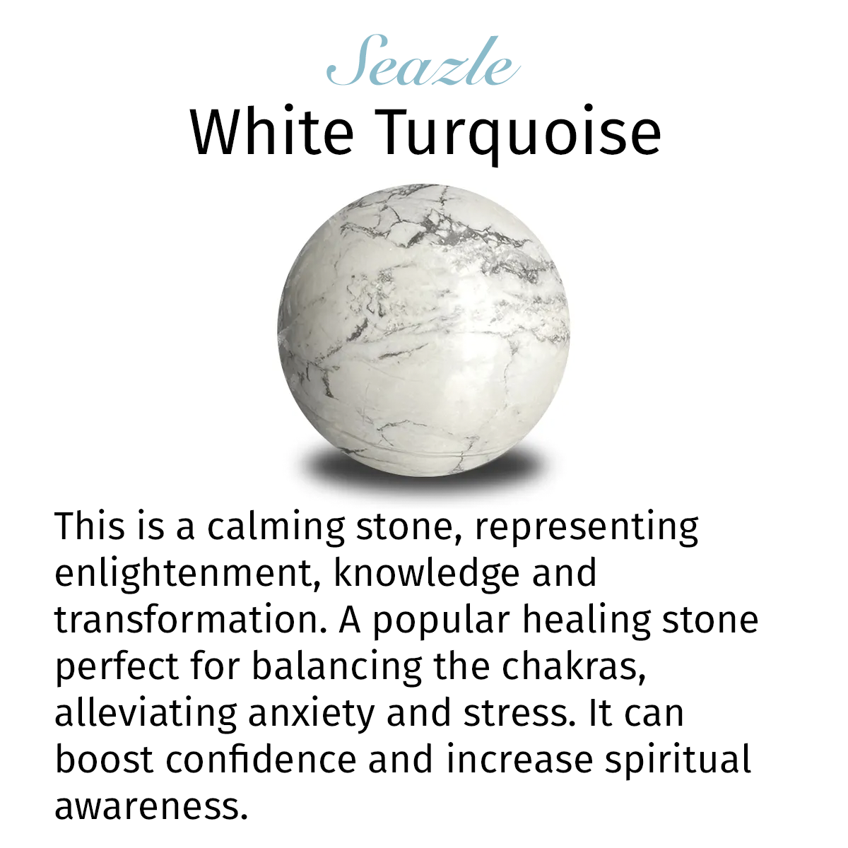 Statement White Turquoise Teardrop Gemstone Ring