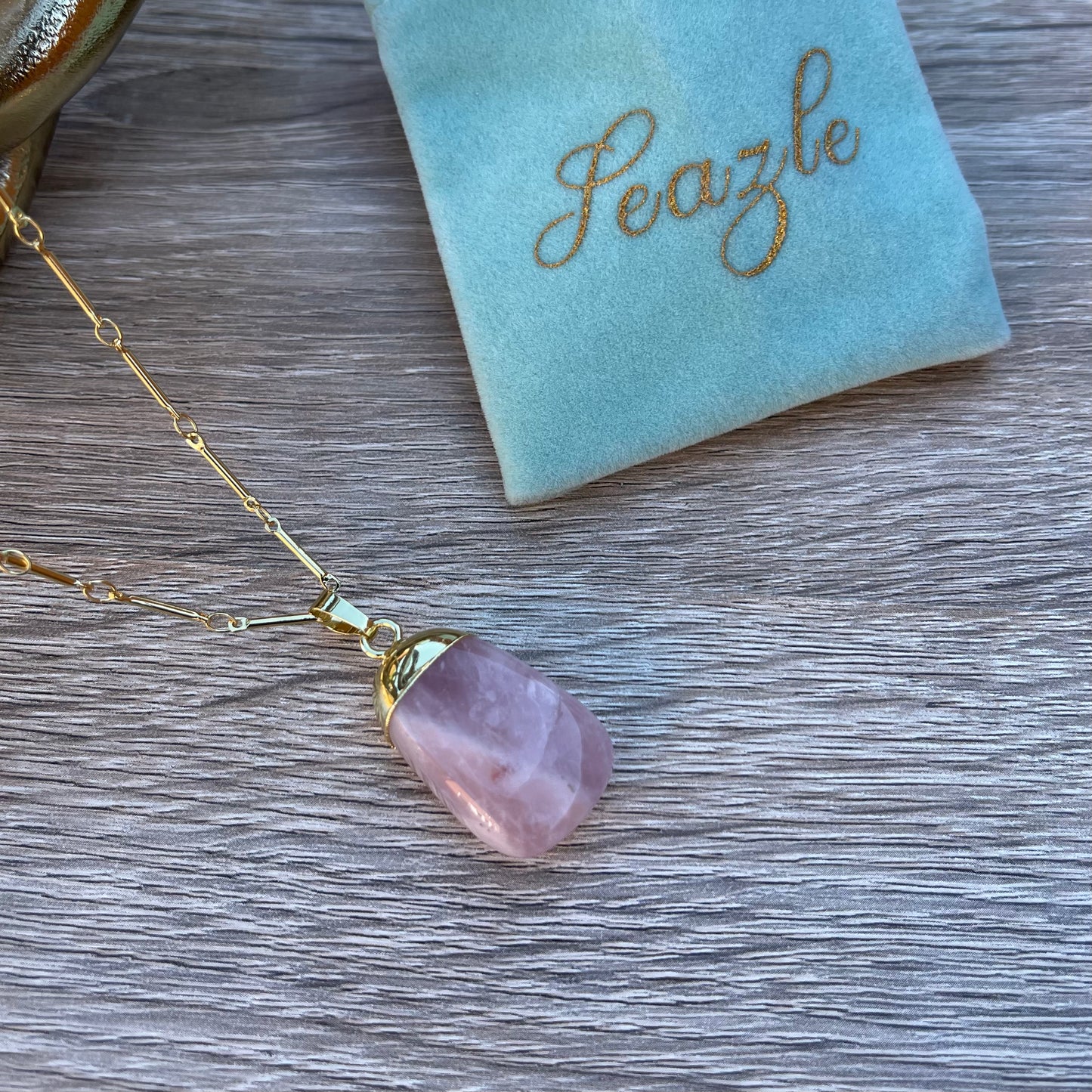 Natural Rose Quartz Necklace