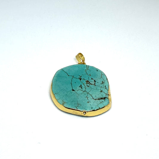 Turquoise Slab Necklace
