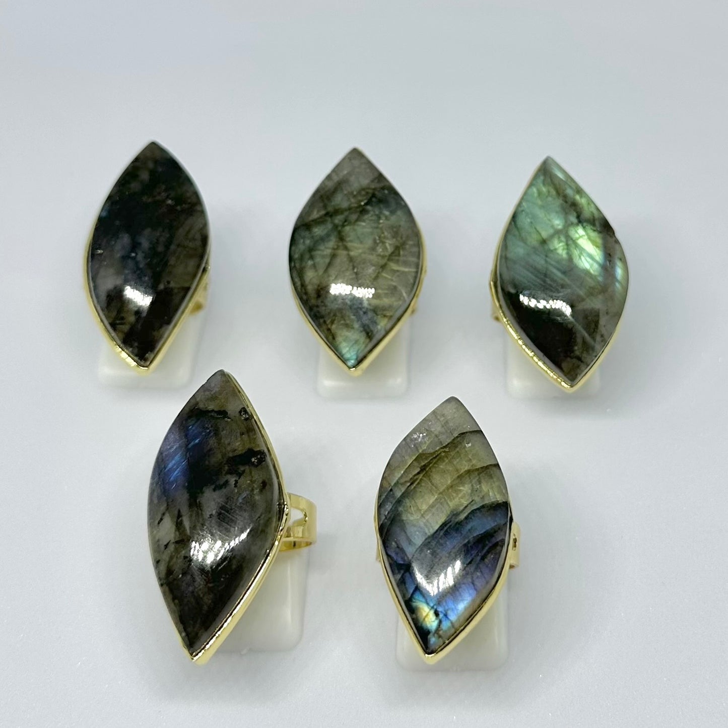 Labradorite Adjustable Ring