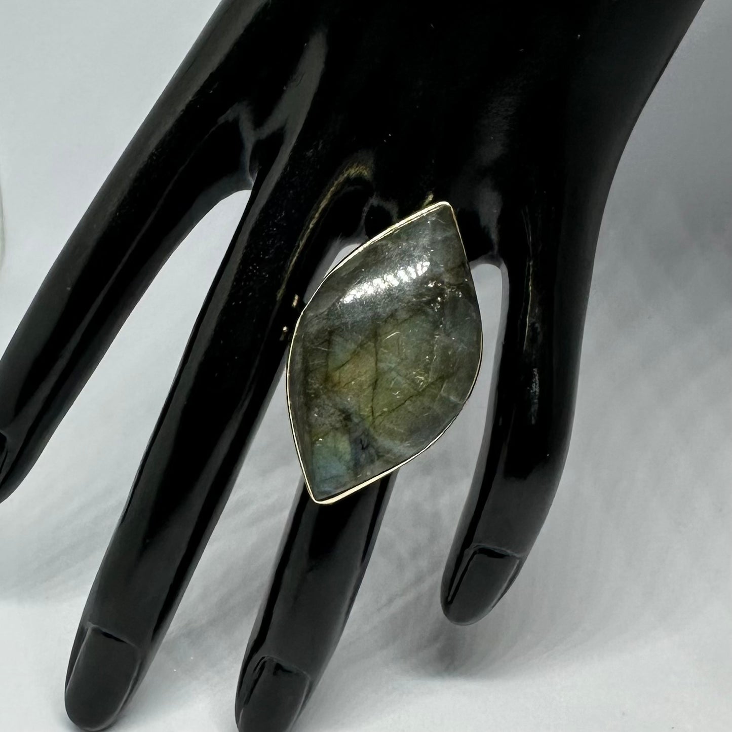 Labradorite Adjustable Ring