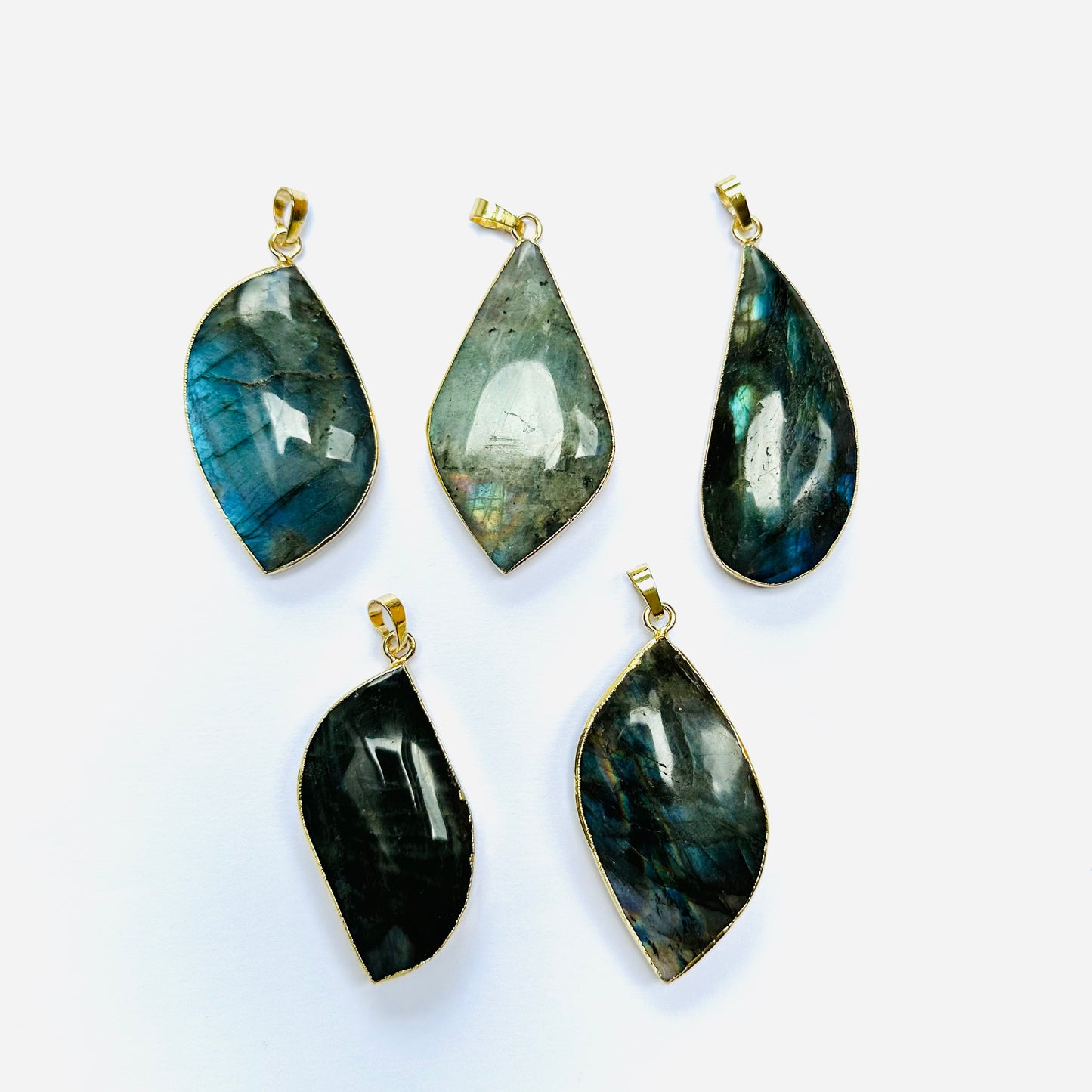 Labradorite Gold Necklace