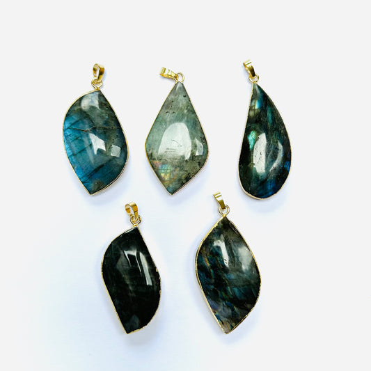 Labradorite Gold Necklace