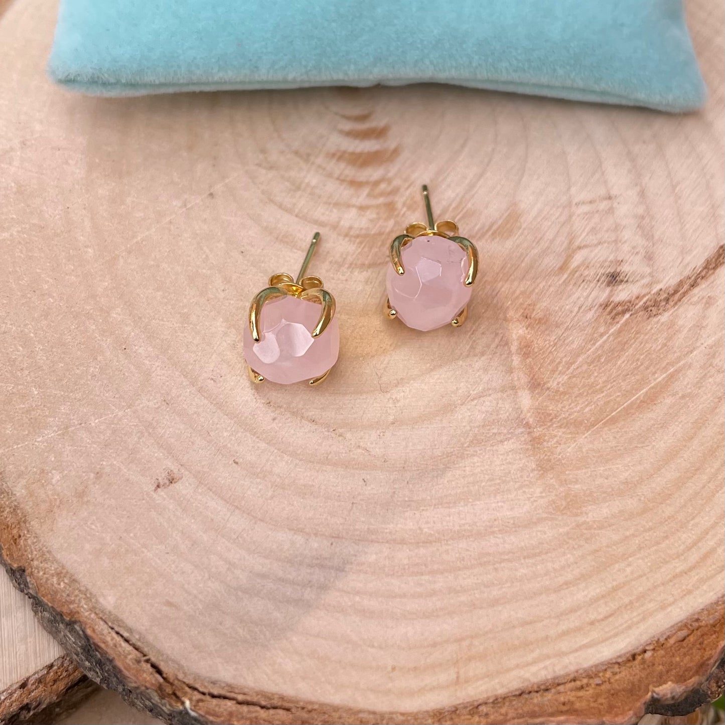 Gemstone Stud Earrings