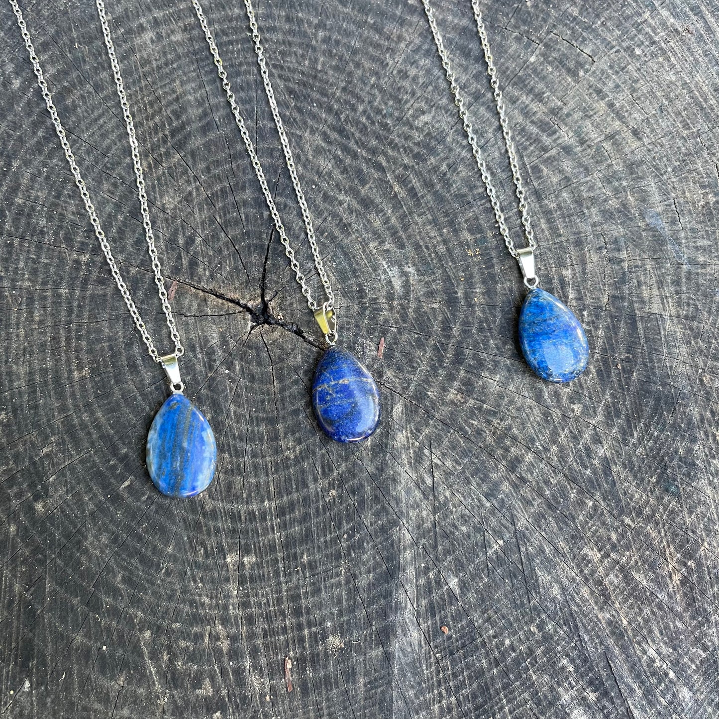 Lapis Lazuli Water Drop Necklace