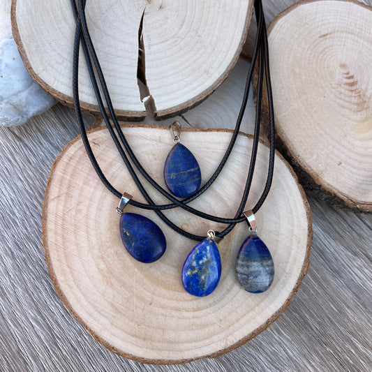 Lapis Lazuli Water Drop Necklace