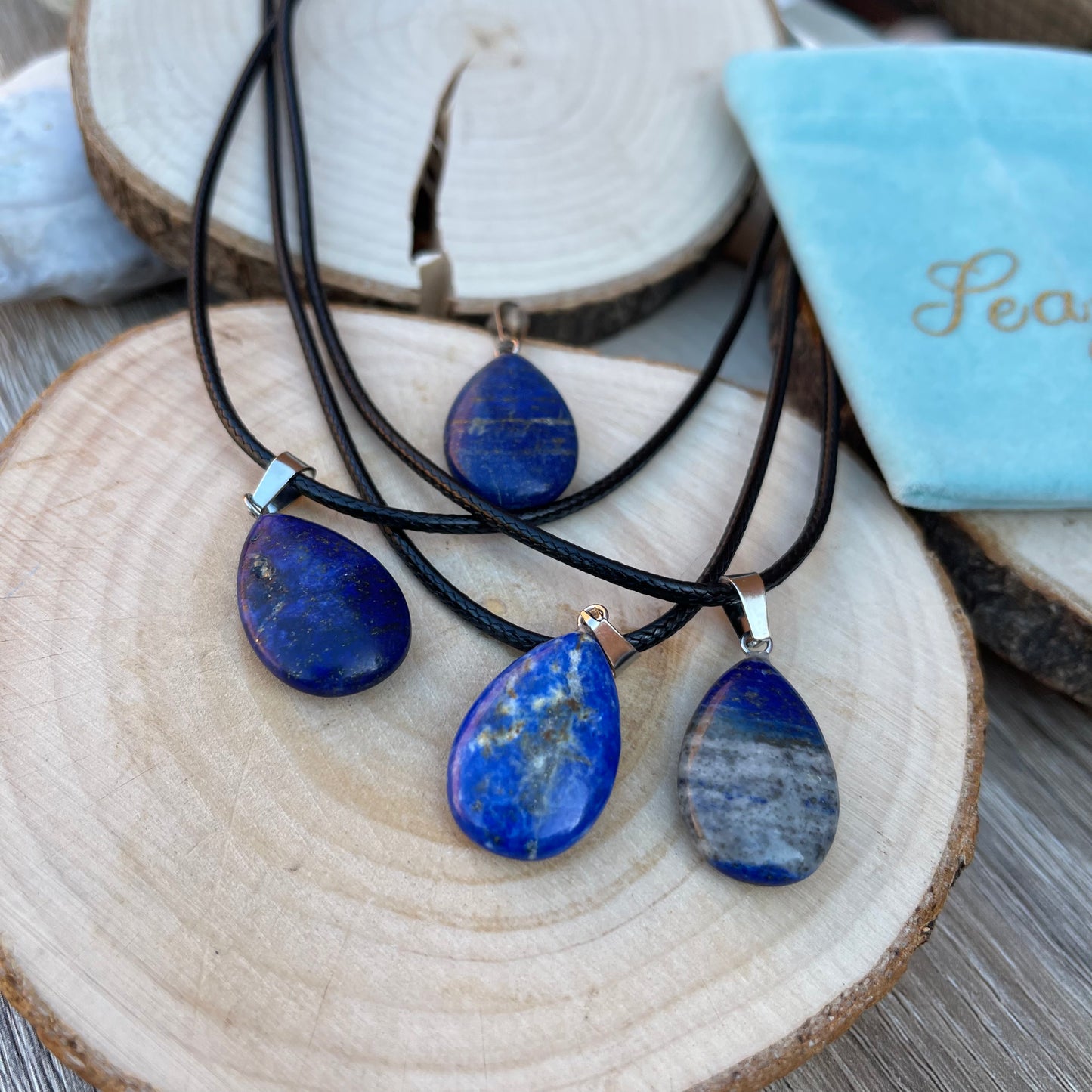 Lapis Lazuli Water Drop Necklace