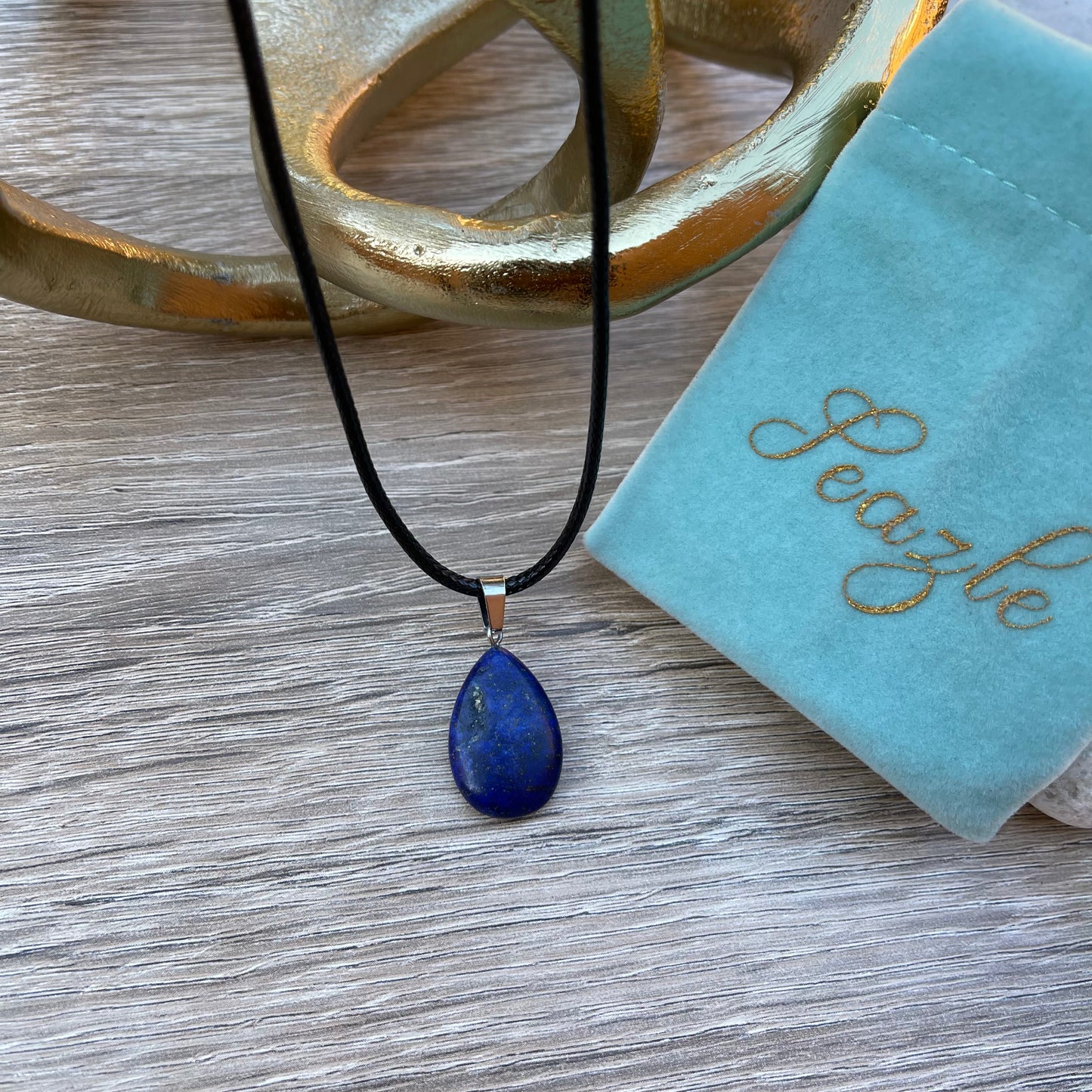 Lapis Lazuli Water Drop Necklace