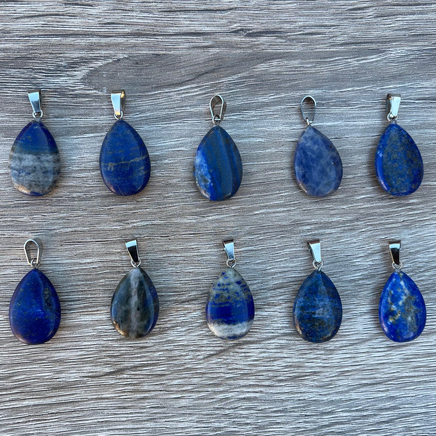 Lapis Lazuli Water Drop Necklace